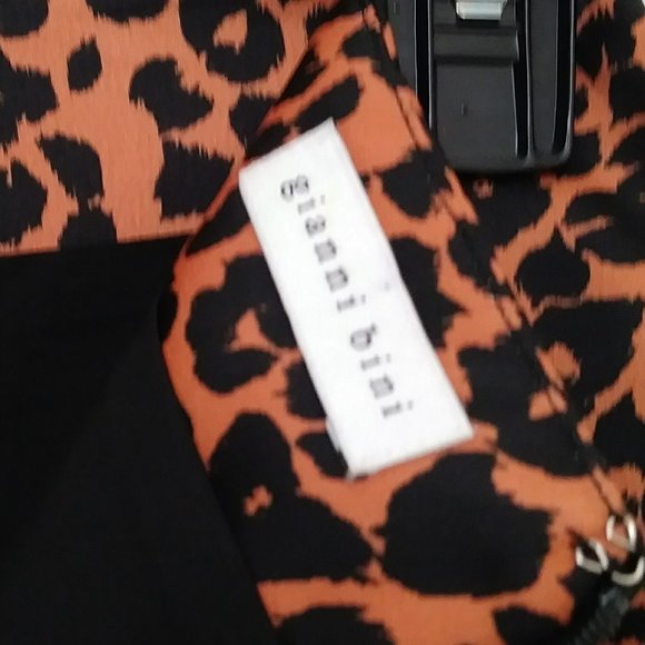 Gianni Bini Animal Print Wrap Skirt Size 2 - Picture 7 of 13